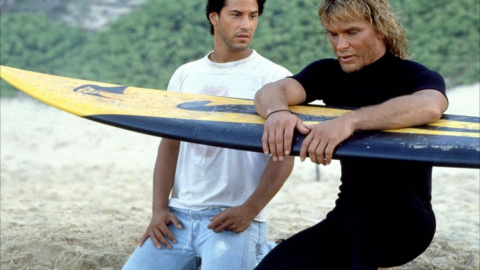19/07/2022. 'Le llaman Bodhi' con Patrick Swayze y Keanu Reeves. 19/07/2022. 'Le llaman Bodhi' con Patrick Swayze y Keanu Reeves.