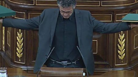 El portavoz de Amaiur, "castigado" en el Congreso El portavoz de Amaiur, "castigado" en el Congreso