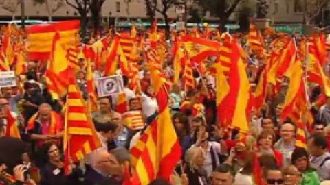 Los grupos no independentistas preparan su 12-O Los grupos no independentistas preparan su 12-O
