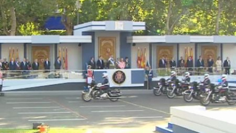 El 12-O en la tribuna de autoridades El 12-O en la tribuna de autoridades