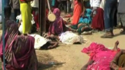 Estampida mortal en La India Estampida mortal en La India