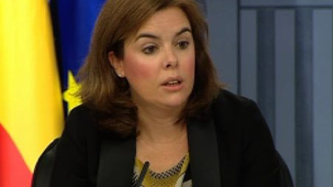Sáenz de Santamaría: "Yo no he ofendido a los parados" Sáenz de Santamaría: "Yo no he ofendido a los parados"