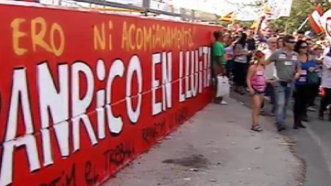 Nueva protesta de los trabajadores de Panrico Nueva protesta de los trabajadores de Panrico