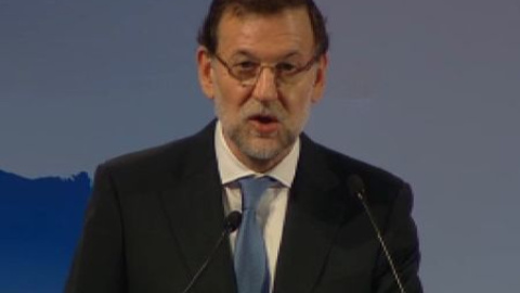 Mariano Rajoy en Barcelona: "Lo moderno es la unión, no la disgregación" Mariano Rajoy en Barcelona: "Lo moderno es la unión, no la disgregación"