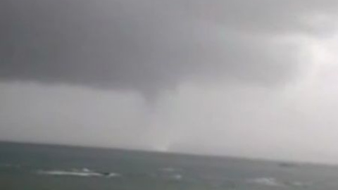 Pequeño tornado en Pontevedra Pequeño tornado en Pontevedra