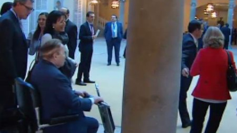 El magnate de EuroVegas en el Palacio de El Pardo El magnate de EuroVegas en el Palacio de El Pardo