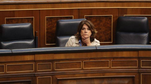 La ministra de Justicia, Dolores Delgado, se enfrenta a su primera huelga de funcionarios de Justicia. EFE La ministra de Justicia, Dolores Delgado, se enfrenta a su primera huelga de funcionarios de Justicia. EFE