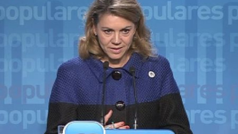 Cospedal: "El total de la obra figura en la contabilidad del partido" Cospedal: "El total de la obra figura en la contabilidad del partido"