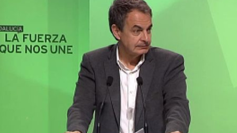 Un Zapatero optimista reclama un PSOE de futuro Un Zapatero optimista reclama un PSOE de futuro