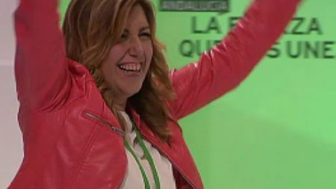 Susana Díaz elegida secretaria general del PSOE andaluz con más de un 98% de apoyos Susana Díaz elegida secretaria general del PSOE andaluz con más de un 98% de apoyos