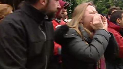 Los trabajadores de Canal 9 abuchean a Fabra en un nuevo acto Los trabajadores de Canal 9 abuchean a Fabra en un nuevo acto