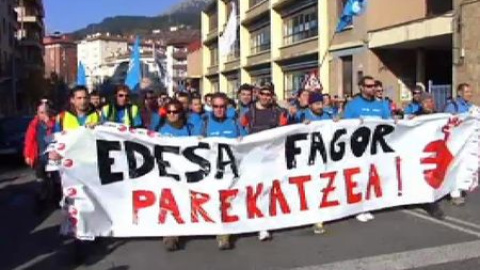 Finaliza la marcha de los trabajadores de Edesa Finaliza la marcha de los trabajadores de Edesa