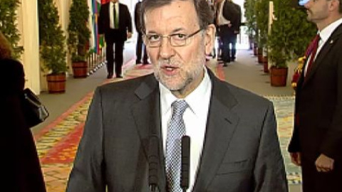 Rajoy sobre la Constitución: "Creo que está en pleno vigor" Rajoy sobre la Constitución: "Creo que está en pleno vigor"