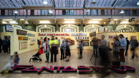 Imágen de la exposición que reúne una buena muestra de rótulos y luminosos Paco Graco en la Casa del Reloj de Madrid.- INTERMEDIAE Imágen de la exposición que reúne una buena muestra de rótulos y luminosos Paco Graco en la Casa del Reloj de Madrid.- INTERMEDIAE
