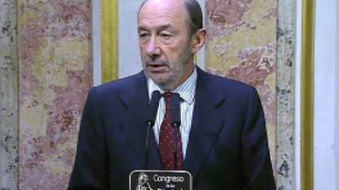 Rubalcaba muestra su rechazo a la consulta de Mas Rubalcaba muestra su rechazo a la consulta de Mas