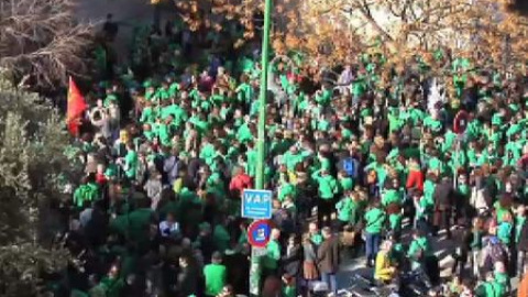La marea verde vuelve a tomar la calle en Baleares La marea verde vuelve a tomar la calle en Baleares