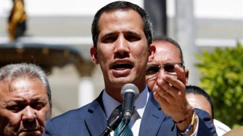 El presidente de la Asamblea Nacional venezolana, Juan Guaidó, quien se proclamó presidente interino del país / EFE El presidente de la Asamblea Nacional venezolana, Juan Guaidó, quien se proclamó presidente interino del país / EFE