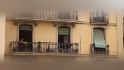 Un edifici de Ciutat Vella. Un edifici de Ciutat Vella.