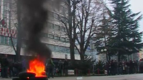 Violentas manifestaciones en Bosnia Violentas manifestaciones en Bosnia