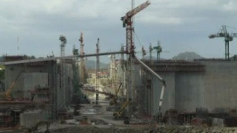 Las obras del Canal de Panamá, en el aire Las obras del Canal de Panamá, en el aire
