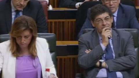 Susana Díaz evita comentar la investigación a su vicepresidente Susana Díaz evita comentar la investigación a su vicepresidente