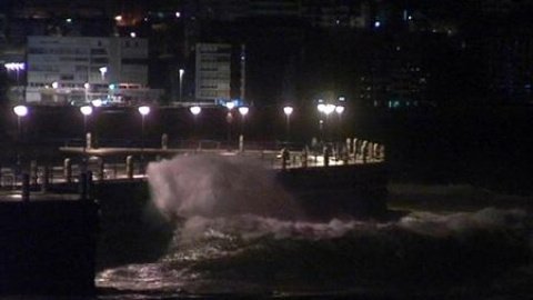 Un nuevo temporal azota el norte de España Un nuevo temporal azota el norte de España