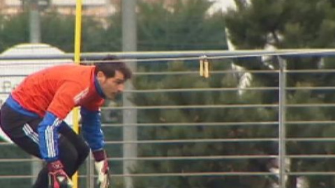 El Real Madrid prepara el derbi del domingo El Real Madrid prepara el derbi del domingo