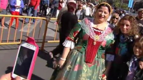 Fallas: Valencia, invadida por los visitantes Fallas: Valencia, invadida por los visitantes