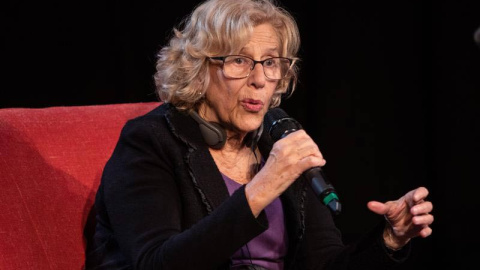 La alcaldesa de Madrid, Manuela Carmena. (OMER MESSINGER) La alcaldesa de Madrid, Manuela Carmena. (OMER MESSINGER)