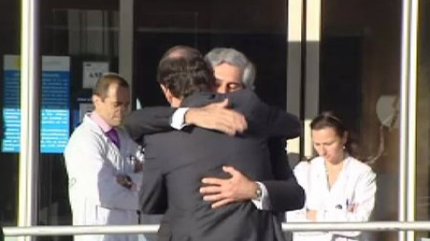 Rajoy traslada en persona el pésame a la familia Suárez Rajoy traslada en persona el pésame a la familia Suárez
