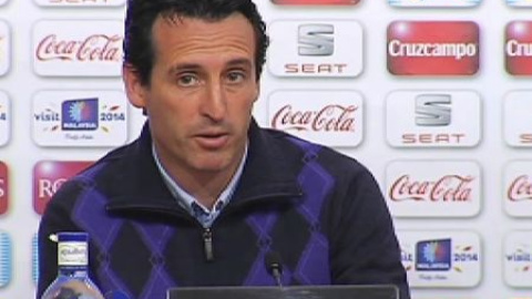 Unai Emery: "Es mejor no sacar la cabeza hacia fuera" Unai Emery: "Es mejor no sacar la cabeza hacia fuera"