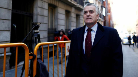 El extesorero del PP Luis Bárcenas se dirige a la Audiencia Nacional. EUROPA PRESS El extesorero del PP Luis Bárcenas se dirige a la Audiencia Nacional. EUROPA PRESS