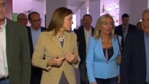 Cospedal avala la actuación en la frontera de Melilla Cospedal avala la actuación en la frontera de Melilla