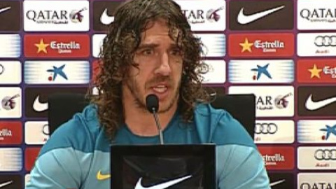 Puyol: "Somos un equipo y la culpa es de todos" Puyol: "Somos un equipo y la culpa es de todos"