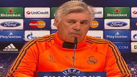 Ancelotti: "Si hay riesgo de recaída Cristiano no jugará" Ancelotti: "Si hay riesgo de recaída Cristiano no jugará"