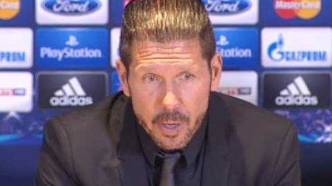 Simeone: "Estos jugadores tienen unos huevos así de grandes" Simeone: "Estos jugadores tienen unos huevos así de grandes"