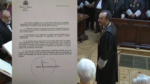 Manuel Marchena renuncia a ser presidente del CGPJ