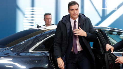 El presidente del Gobierno, Pedro Sánchez, en Bruselas este miércoles. EFE/ALASTAIR GRANT El presidente del Gobierno, Pedro Sánchez, en Bruselas este miércoles. EFE/ALASTAIR GRANT
