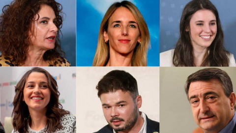 Participan Cayetana Álvarez de Toledo (PP), María Jesús Montero (PSOE), Irene Montero (Unidas Podemos), Inés Arrimadas (Ciudadanos), Gabriel Rufián (ERC) y Aitor Esteban (PNV). Participan Cayetana Álvarez de Toledo (PP), María Jesús Montero (PSOE), Irene Montero (Unidas Podemos), Inés Arrimadas (Ciudadanos), Gabriel Rufián (ERC) y Aitor Esteban (PNV).