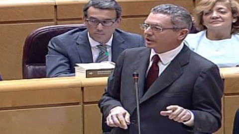 Gallardón se escuda en el Constitucional para defender su postura sobre el aborto Gallardón se escuda en el Constitucional para defender su postura sobre el aborto