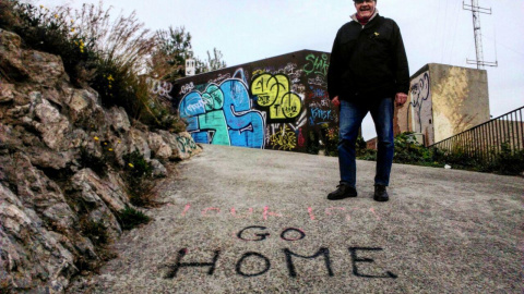 Christian Bougard, antic veí de les barraques dels canons de la Rovira. . ANDER ZURIMENDI