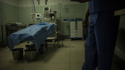 Uno de los quirófanos operativos del Hospital Oncológico Luis Razetti de Caracas, Venezuela.- JAIRO VARGAS
