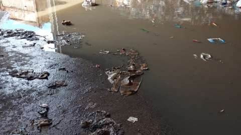 13/9/22 Inundación en la nave de reciclaje de basura de la planta de Nostián, en A Coruña. 13/9/22 Inundación en la nave de reciclaje de basura de la planta de Nostián, en A Coruña.