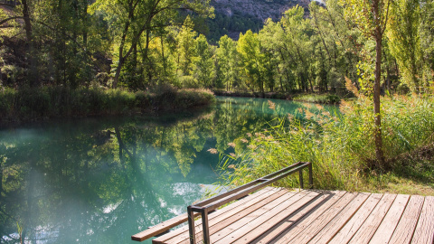 Paisaje de la Hoz del Júcar, horas antes de que comience el otoño, a 22 de septiembre de 2021, en Cuenca, Castilla-La Mancha (España). Foto: Lola Pineda / Europa Press Paisaje de la Hoz del Júcar, horas antes de que comience el otoño, a 22 de septiembre de 2021, en Cuenca, Castilla-La Mancha (España). Foto: Lola Pineda / Europa Press