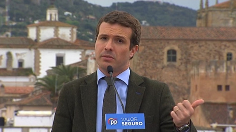 Casado dice que irÃ¡ a los dos debates porque "esto no es Venezuela"