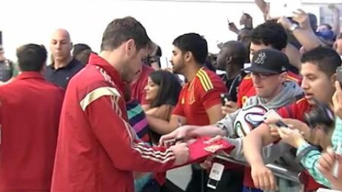 La selección española llega a Washington DC La selección española llega a Washington DC