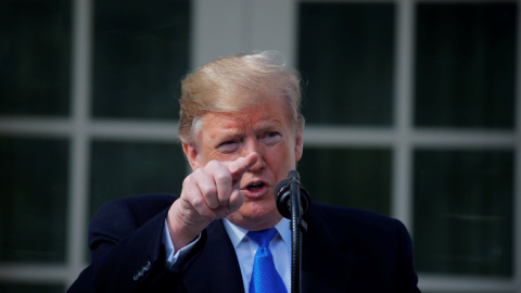 El presidente estadounidense Donald Trump en la Casa Blanca. / REUTERS - CARLOS BARRIA El presidente estadounidense Donald Trump en la Casa Blanca. / REUTERS - CARLOS BARRIA