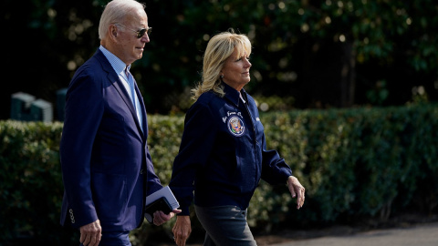 El presidente de EEUU, Joe Biden, junto a la primera dama norteamericana, Jill Biden. El presidente de EEUU, Joe Biden, junto a la primera dama norteamericana, Jill Biden.