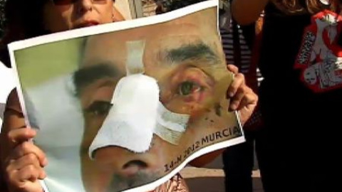 Declaran los antidisturbios por la paliza a un manifestante en la huelga general de 2012 Declaran los antidisturbios por la paliza a un manifestante en la huelga general de 2012