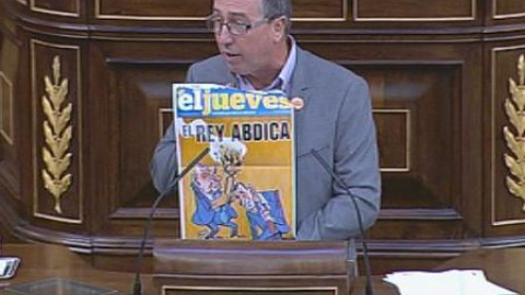 Joan Baldoví: "Algo huele a podrido en el Reino de España" Joan Baldoví: "Algo huele a podrido en el Reino de España"